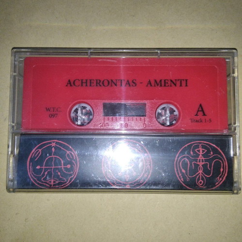 Acherontas - Amenti Psalmi Aimatos Kai Astrika Oramata Limited Edition cassette like new