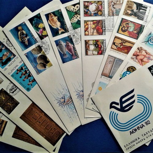 First Day Covers 1981, pack of 9