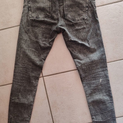 Skinny jeans Bershka used, gray, size M 38 10