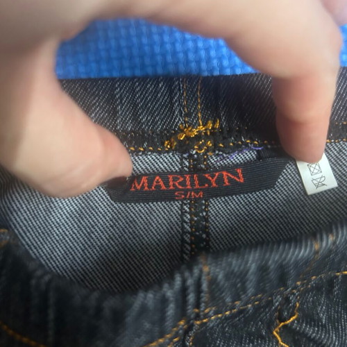 Marilyn Y2k women's denim-look jeggings size S like new