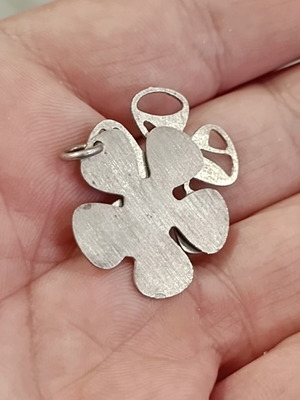 Silver 925 double pendant used