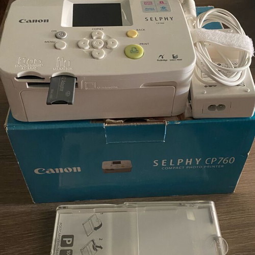 Canon Selphy CP760 mini photo printer like new
