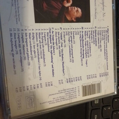 Mahler Symphony No.2 Resurrection CD used, conducted by Zubin Mehta