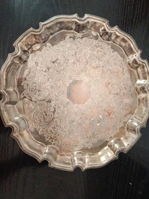 Vintage serving tray from 1980