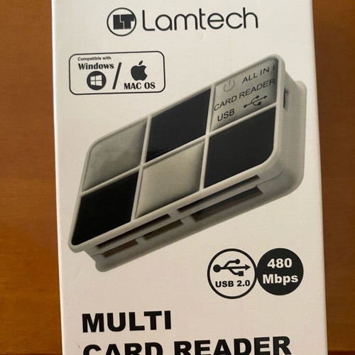 Lamtech multi card reader new, sealed in box