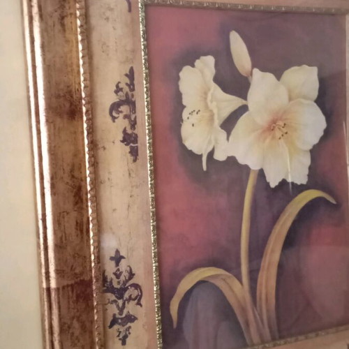 Price drop!! Large frame with antique frame.