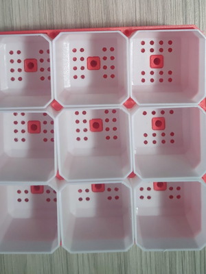 3D Printed Seed Germination Pots Set new, 3 and 9 positions