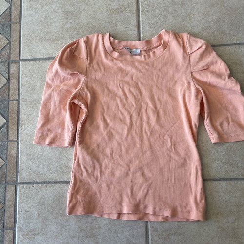 Pink Woman blouse used, size L, pink and orange