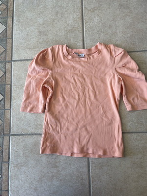 Pink Woman blouse used, size L, pink and orange