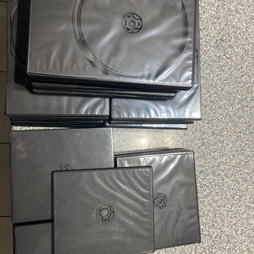 CD DVD cases new, pack of 31 small and 28 large