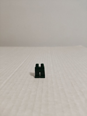 Lego figure dark green lower legs used