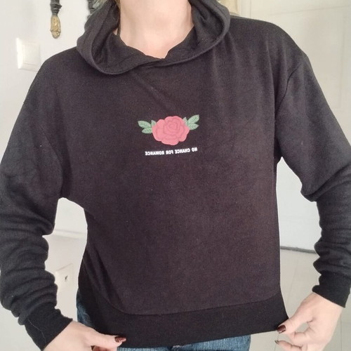 Vintage youthful women's hoodie sweatshirt OVS size M like new