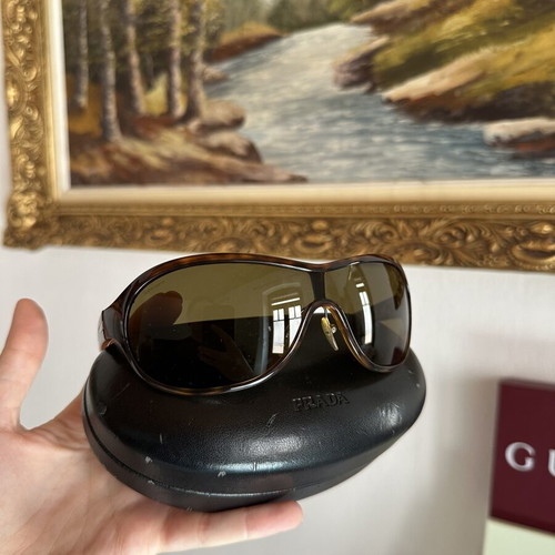 Prada vintage unisex sunglasses, brown