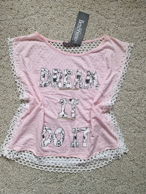 Benissimo blouse new, pink, one size