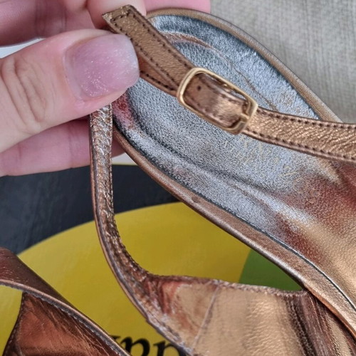 J.Bournazos shoes used, size 40, bronze pumps