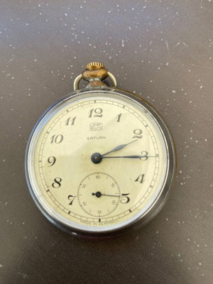 Vintage Pocket Watch Umf Ruhla Saturn σαν καινούργιο, Made in Germany