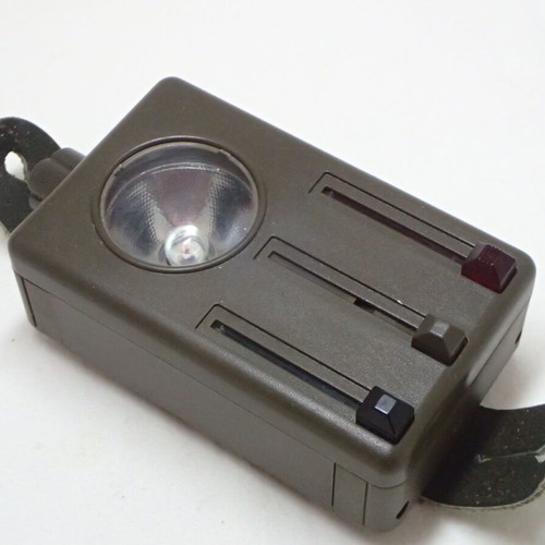 Vintage Swedish Army flashlight M2740-125010 FICKLAMPA used