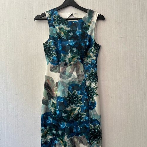H&M dress new, size S-M, white multicolor