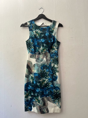 H&M dress new, size S-M, white multicolor