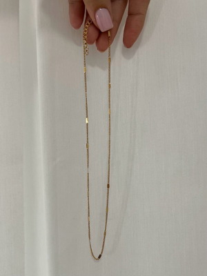 Chain necklace new, gold color, stainless steel