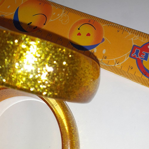 Bracelet set new, gold color, pack of two