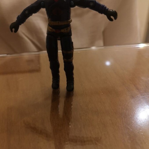 G.I. Joe action figure with tight joints, broken crotch