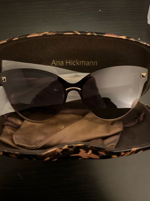 Ana Hickmann AH 3170 04A sunglasses new, brown and gold mask style