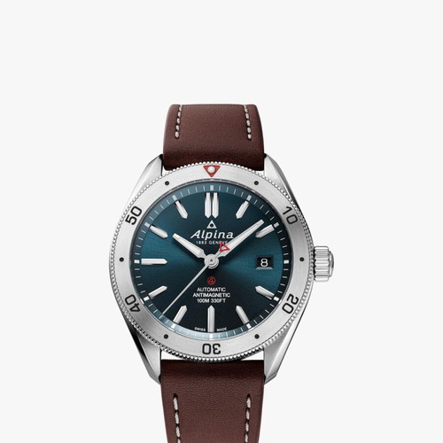Alpina Alpiner 4 44mm blue dial watch like new