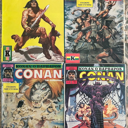 Conan the Barbarian comics used, pack of 23, Greek