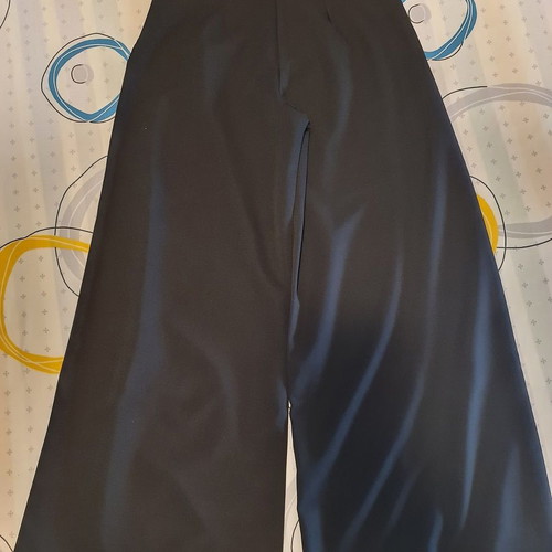 Aggel Knitwear wide-leg pants black size L like new