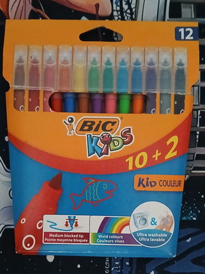 Μαρκαδόροι BiC Kids Couleur, πακέτο 12