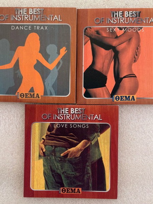 THEMA "The Best of Instrumental" σετ 3 CD με "Dance Trax", "Sexy Moods" και "Love Songs"