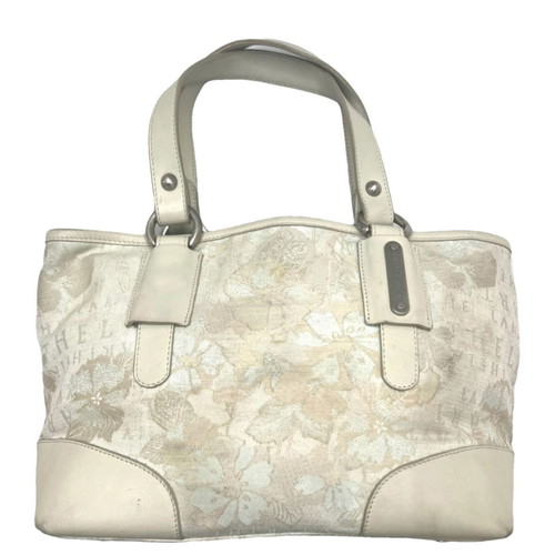 Lamarthe beige cloth/leather handbag used