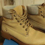 Lumberjack boots used, beige brown, size 43