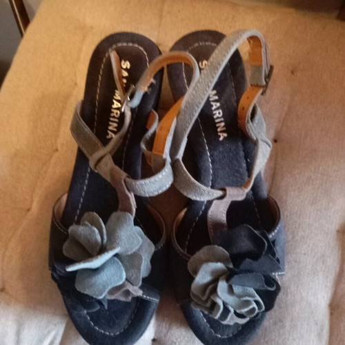 San Marina sandals new, size 38, blue