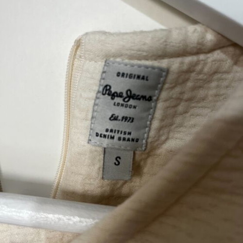 Mini dress Pepe Jeans small used, sugar color, spring fabric
