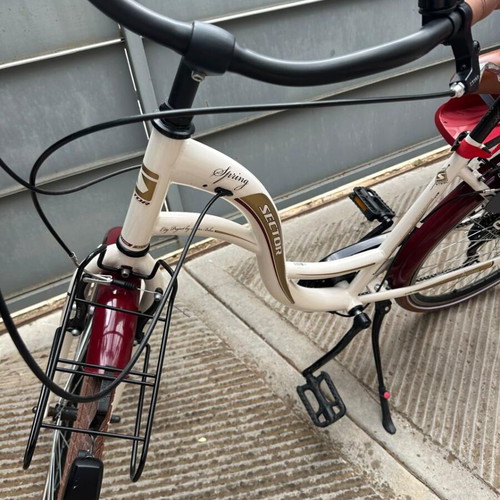 Sector city bike with child seat, aluminum frame