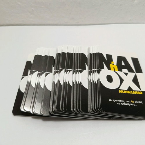 Yes or No Card Game unsuitable for minors new