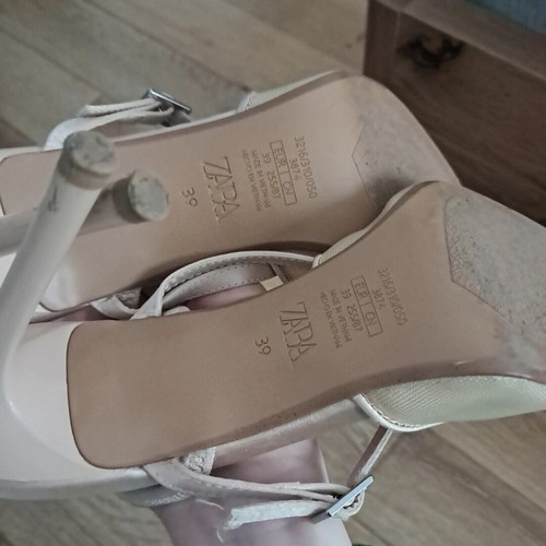 Zara beige pumps like new, size 39