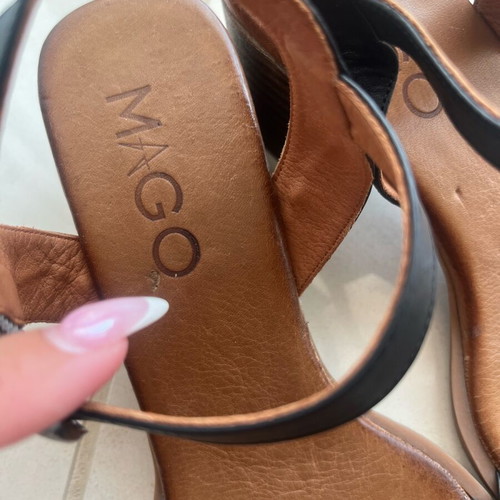MAGO women's sandals no 38 black like new