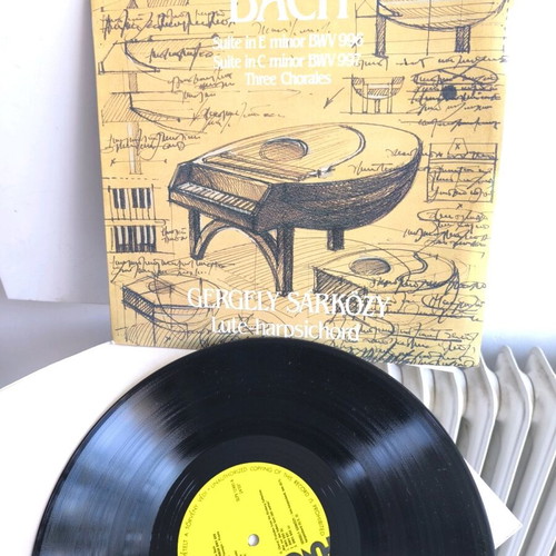 Bach vinyl record classical music, like new