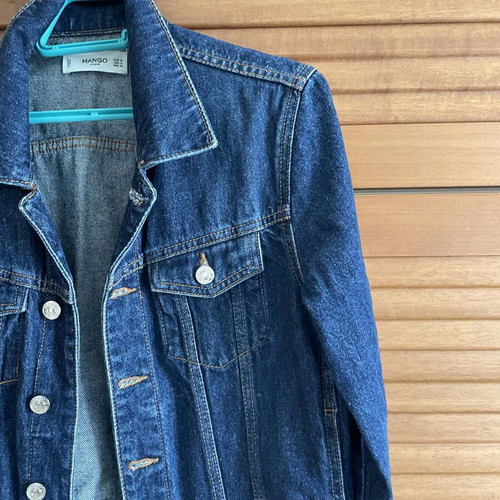 MANGO Denim Jacket classic blue denim jacket Medium like new