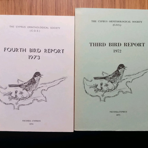 Bird reports from Cyprus used, third and fourth reports 1972-1973