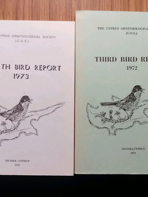 Bird reports from Cyprus used, third and fourth reports 1972-1973