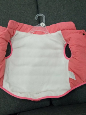 Furry Paws dog jacket new, pink winter wear