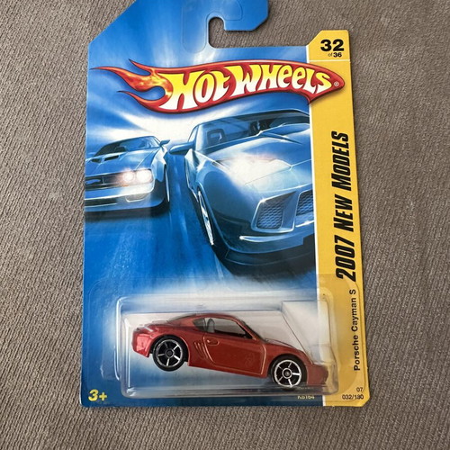 Hot Wheels Porsche Cayman S mainline 2007 new, red