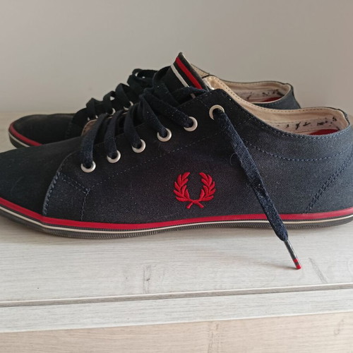 Fred Perry casual shoes size 47 like new, blue and red