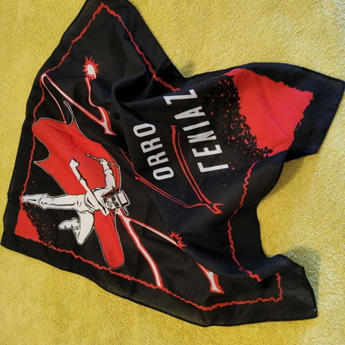 Zorro kids scarf new, multicolor, 50×50cm, 100% cotton