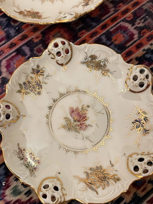 Μπωλ μικρά συλλεκτικά Moliere Rosenthal καινούργια, πορσελάνη με χρυσό διάκοσμο