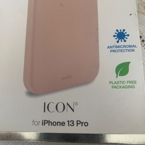 Puro case for iPhone 13 Pro pink unused